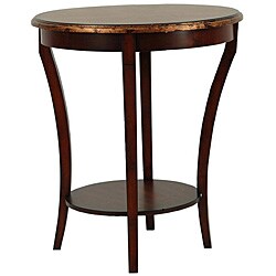 Harrison Beidermeir Dark Brown Round Side Table