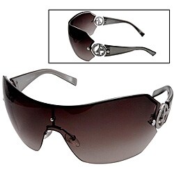 Giorgio Armani 475/S Women's Rhodium/ Silver Wrap Sunglasses