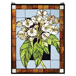 Mountain Laurel Stained Glass Window 