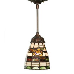Tiffany-style Edwardian Mini Pendant