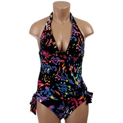Perry Ellis Women's Multicolor Halter Bikini