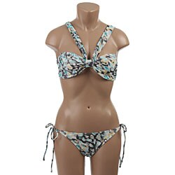 Perry Ellis Women's Bandeau and Hipster Bottom Bikini