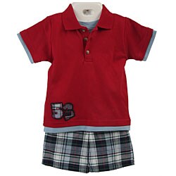 Good Lad Infant Boy's 2-piece Polo Shirt Set