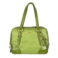 Prada Tessuto Vernice Bowler