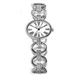 Dufonte by Lucien Piccard Women's White Oval Watch