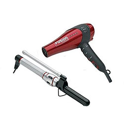 Fusion Tools 1-inch Curling Iron and Hair Dryer Combo