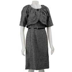 Nine West Women's 2-piece Linen Tweed Dress Suit