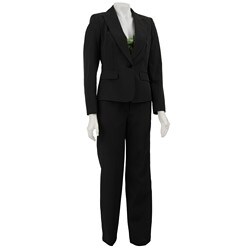 Nine West Women's 3-piece Striped Pant Suit