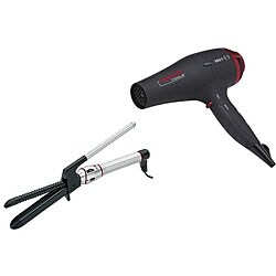 Fusion TWURLZ Spiral Iron and Pulse R Hair Dryer Combo