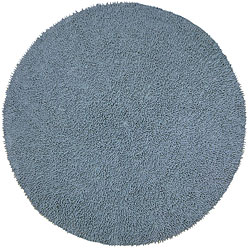 Chenille Gray Shag Rug (5' Round)