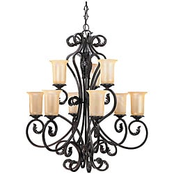 Windsor Manor Nine Light Chandelier