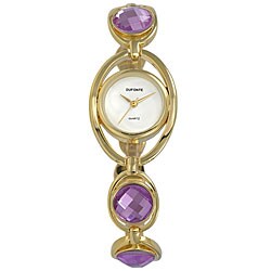 Dufonte by Lucien Piccard Women's Purple Stones Watch