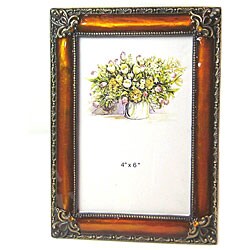 Amber 4x6-inch Fleur De Lis Photo Frame 