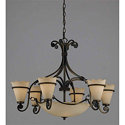 Coronado Harvest Bronze 9-light Chandelier 