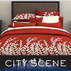 City Scene Branches Spice 7-piece Bed in a Bag with Sheet Set