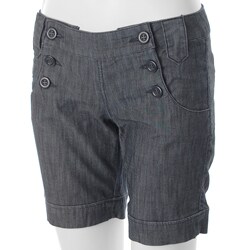 Ci Sono by Adi Junior's Button Front Denim Shorts
