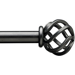 Cassidy West Designline 44 to 84-inch Curtain Rod Set