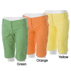 Ci Sono by Adi Junior's Low-rise Bermuda Cargo Shorts