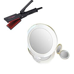 Fusion HTX604 Crimping Iron/ Lighted Mirror Set