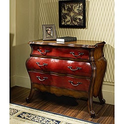 Hand-painted Cherry/ Chestnut Bombay Accent Chest