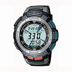 Casio Pathfinder Men's Silver/ Gunmetal Analog Watch