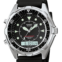 Casio Men's Outdoor Black Dial Diver Watch