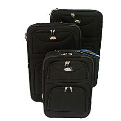 Jeep 3-piece Rolling Luggage Set