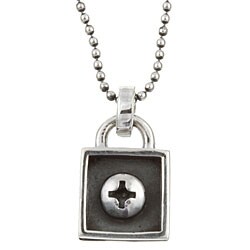Kate 'n Al Silver 'Box of Screws' Necklace