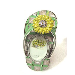 Sunflower Flip Flop Photo Frame