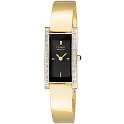 Citizen Eco-Drive Women's Goldtone Diamond Watch