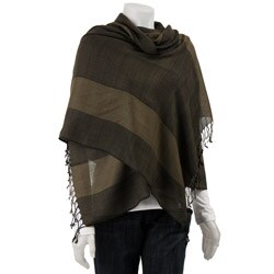 Banyan Olive and Black Scarf