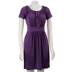 Max & Cleo Women's Origami Pleat Dress