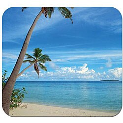 'Beach' Deluxe Antimicrobial Mouse Pad