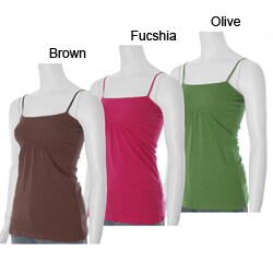 Timing Brand Junior's Knit Spaghetti Strap Tank Top