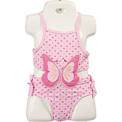 FINAL SALE Bon Bebe Infant Girl's Butterfly Swimsuit
