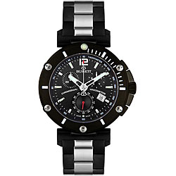 Burett Men's Continent Chronograph Two-tone Watch