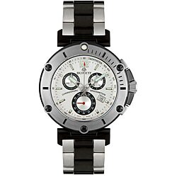Burett Men's Continent Chronograph Two-tone Watch