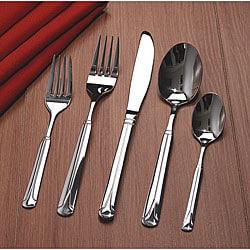 Lorenzo 'Ruby-SS' 72-piece Stainless Steel Flatware