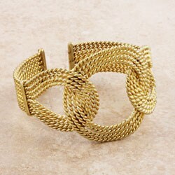 Interlacing Circle Cuff Bracelet (India)