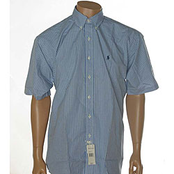 Polo Ralph Lauren Classic Men's Large Blue Checked Shirt
