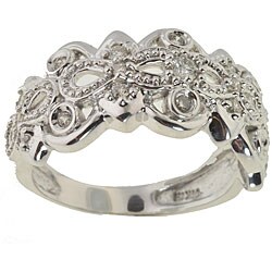 Michael Valitutti 14k White Gold 1/3ct TDW Diamond Ring (I, SI)