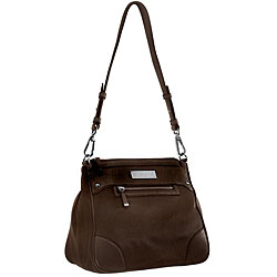 Calvin Klein Maroon Nylon Shoulder Bag