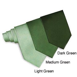 O.H.H.A Green 100-percent Silk Slim Tie