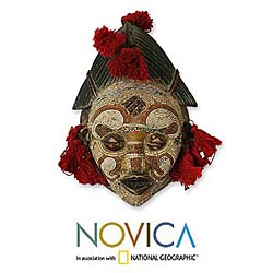 Wood 'River Goddess' Mask (Ghana)