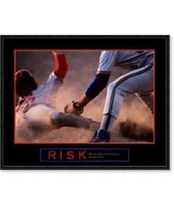 'Risk' Framed Art Print