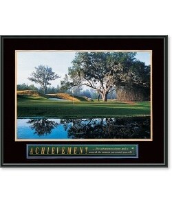 'Achievement: Golf' Framed Art Print