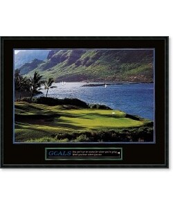 'Goals - Golf' Framed Art Print