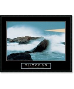 'Success - Lighthouse' Framed Art Print