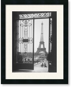 Gall 'The Eiffel Tower from The Trocadero, 1925' Framed Art Print