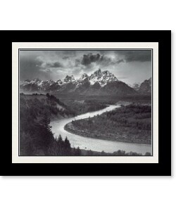 Ansel Adams 'The Tetons and the Snake River' Framed Art Print